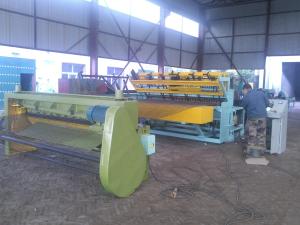 China Industrial Fence Panel Making Machine , Fully Automatic Wire Mesh Machine wholesale