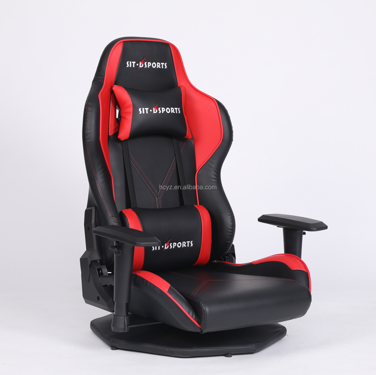 Synthetic Leather Computer Gaming Chair Without Foot Fixed Chassis Rotating Esports Chair