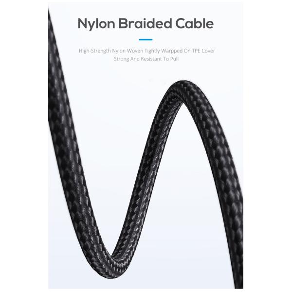 Nylon Braided 1.5M Cable Magnetic 3 In 1 Charging Cable