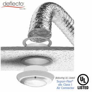 China HVAC Air Vent Kit Ceiling Air Diffuser Set Flexible Metal Exhaust Hose Air Outlet on sale