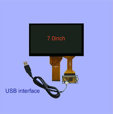 262K Touch LCD Module Projected Capacitive 7.0 Inch All In One