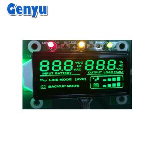 China VA LCD Display Black Screen Transflective COB Module with Emerald Backlight wholesale