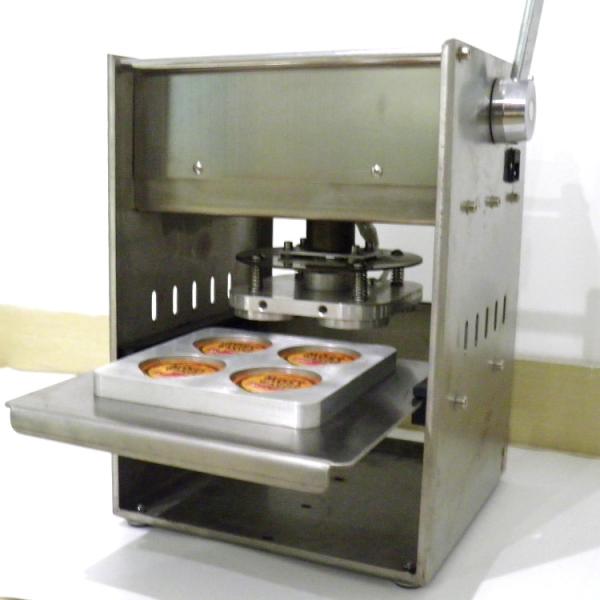 Quality 90mm Manual Cup Lid Sealing Machine Antirust Customized For Ice Cream And Juice for sale