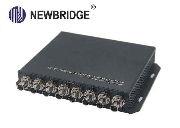 Quality 1x8 HD SDI Distribution Amplifier Support Re-Clocking for sale