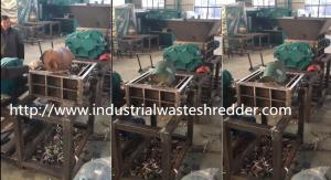 China Metal Aluminium Can Shredder Low Speed With Automatic Overload Protection wholesale