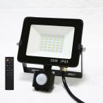 Security PIR Motion Sensor Led Flood Light with RF Remote Control