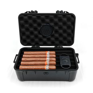 Medium Plastic Cigar Case High Durability And Rectangular Design