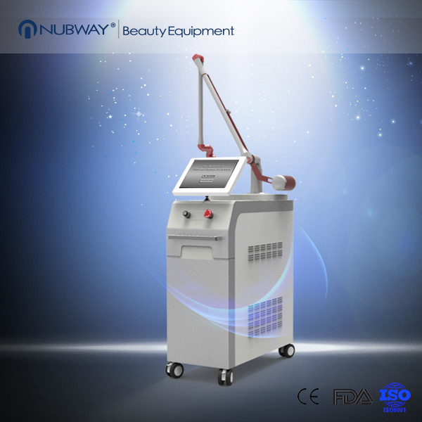 Nubway 1064 nm 532nm nd yag laser / picosecond laser tattoo removal machine / q switch nd yag laser tattoo removal equip