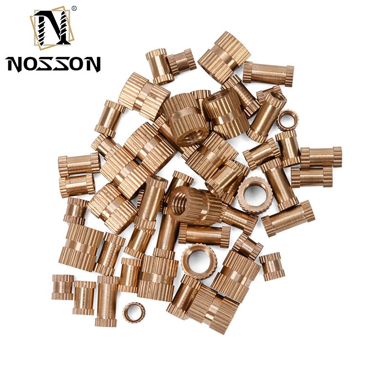 Metric Stainless Steel Ultimate Product Brass Knurled Nut Insert for Heavy Industry M3 M4 M5 M6 M8 M10 M12 1/4 3/8 5/16