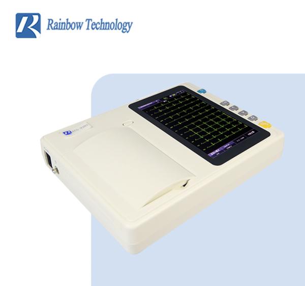 Quality Portable Type 7 Inch Medical ECG Machine With Interpretation For Ward for sale