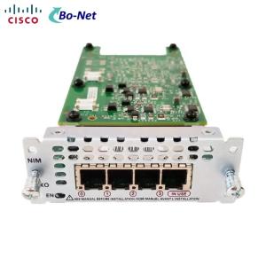 China Plug In Cisco Transceiver Module 4 Ports Networking Voice Interface Hub Card NIM-4FXO wholesale