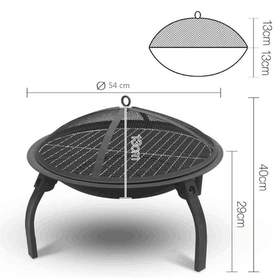 Amazon Patio BBQ Grill fire bowl wood burning outdoor fire pit