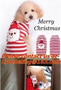 China Retail Teddy Chihuahua Fashion Dog Puppy snowflake Pet Jumper Knit Dog Sweater Pink Blue X wholesale