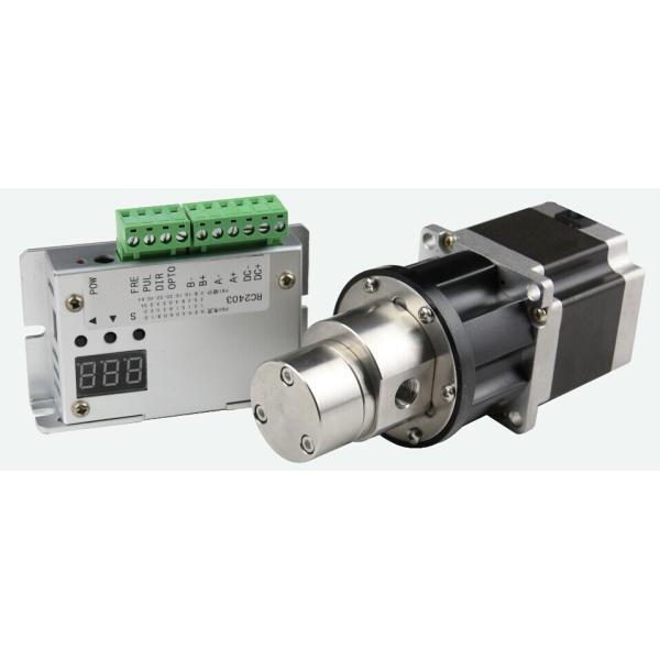 FLOWDRIFT DC Electric Stepper Motor Magnetic Drive Hi-Pressure Stainless Steel Gear Pump KGP-06D & Controller