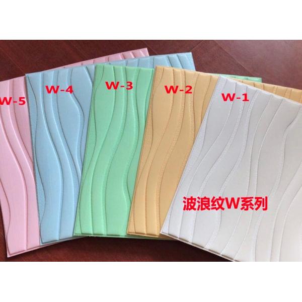 Interior Wallpaper Wood Grain PE Foam 3D Decoration Wall Coating Sticker with Anti-Static Function