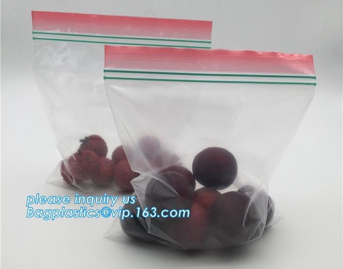 Low Price, HIgh Quality Grip Seal Bags, Zip lockk Plastic Grip Seal Bag Transparent Food Stand Up Packaging Zipper Pouches