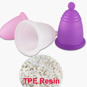 China Menstrual Cup Thermoplastic Polyester Elastomer TPE Pellets Adult Toys Material wholesale