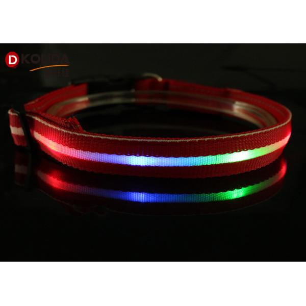 100% Eco - Friendly Safety Night Light Adjustable Dog Collar Puppy Cat Flashing Necklace