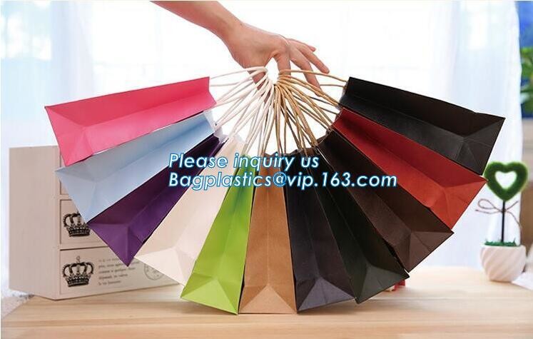 Customized Cut Printed Coated Paper Shopping Bag with Matt Lamination,rope handle custom logo printed white paper bag