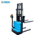 Pedestrian Stand On Pallet Stacker full electric pallet stacker reach walkie