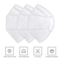 Quality White Particulate Respirator N95 Face Mask Reusable Skin Friendly CE / FDA Certified for sale