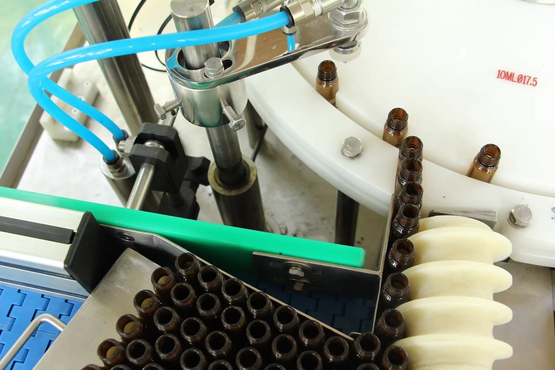 Automatic Nasal Spray Bottle Filling Capping Machine with PLC Control