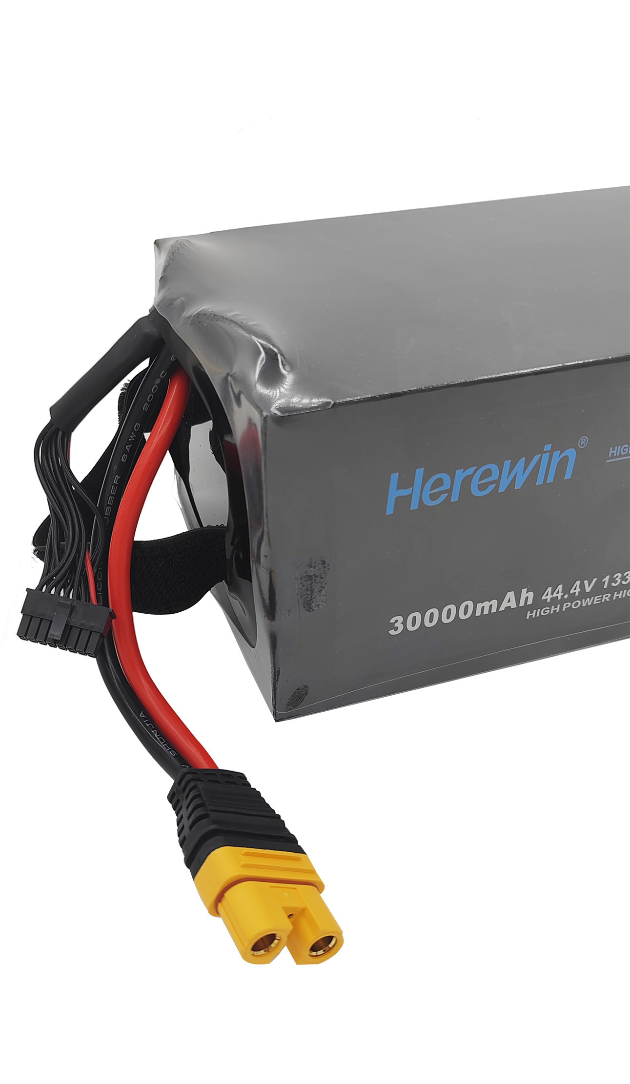 Mapping And Surveying 12S 30000mAh 25C 44.4V LiHv UAV Drone Battery Soft Pack