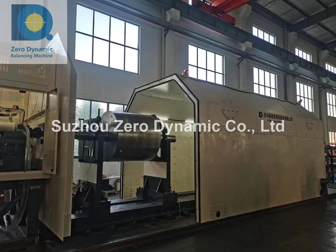 20 Ton Wind Turbine Rotor Balancing Machine , Hydro Generator Rotor Dynamic Balancer
