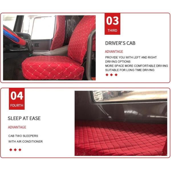 30 Ton 10 Tyres Used Tractor Trucks , 6x4 Second Hand Tractor Unit