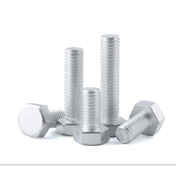 6061 Aluminum Alloy Hex Head Screws ISO4017 Aluminum Alloy Hexagon Bolts