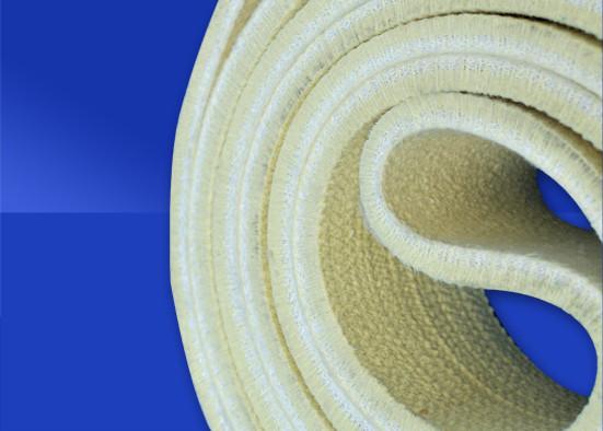 Quality Non Woven Endless Felt Belts Three Layer For Textile Knitted Fabric Compactor for sale