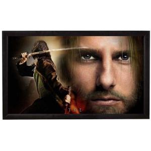 China 100&quot; 16:9 fixed frame projection projector screen HD 3D TV home theater grey matte lowcost wholesale