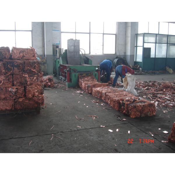 Eco - Friendly Scrap Baling Press Machine Steel Press Baler Machine For Convenient Storge