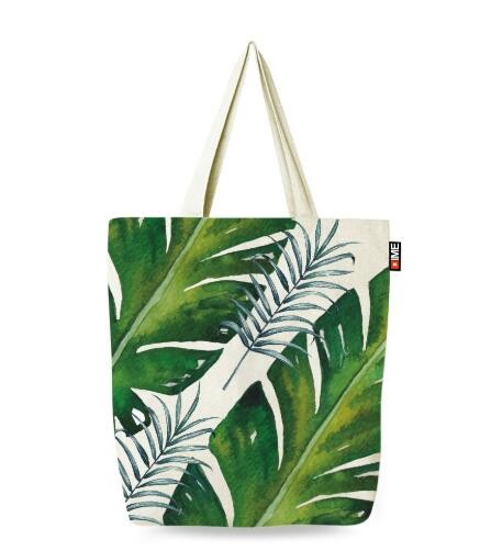 Custom silk screen printed Cotton material handle style blank natural cotton canvas bag without logo bagplastics bagease