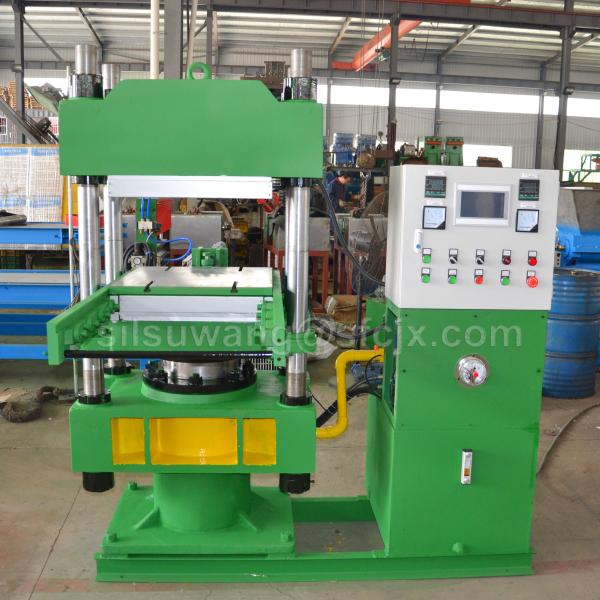 Quality PLC Control Push Pull Plate Rubber Vulcanizing Press for sale