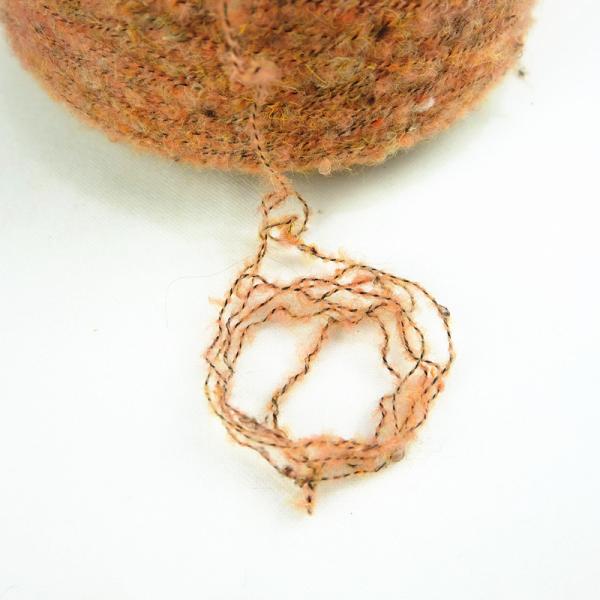 1/4.3NM Blended Fluffy Soft Pick Color Spun Loop Yarn For Hand Woven DIY Hairpin Blanket Cute Accessorie