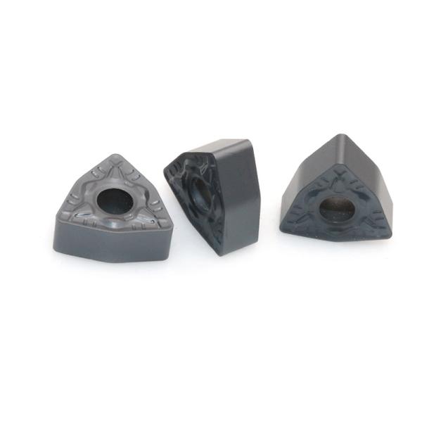 Tungsten Carbide Indexable Inserts WNMG 0804 PM For Lathing Steel
