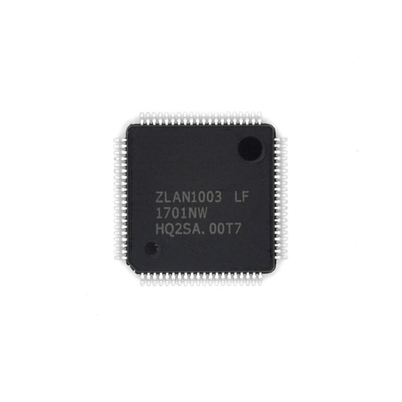 W5500 ZLAN1003 QFP Industrial Serial to Ethernet Single-Chip UART to TCP/IP TTL IOT Serial Server MCU IC Chips