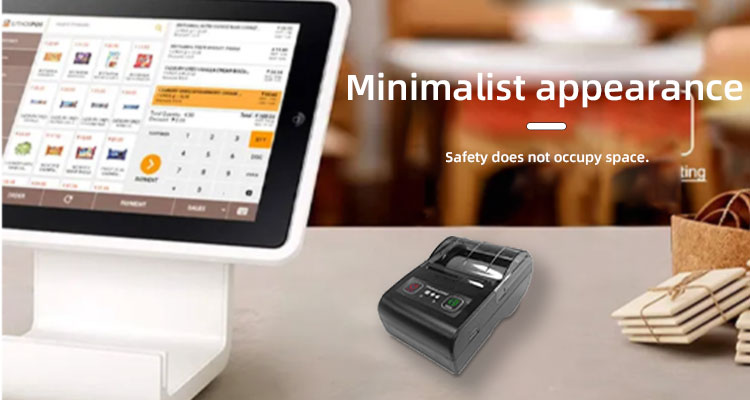 Max. Resolution 203 Dots/line 58mm Wireless Thermal Printer for Taxi Bill Dispensing