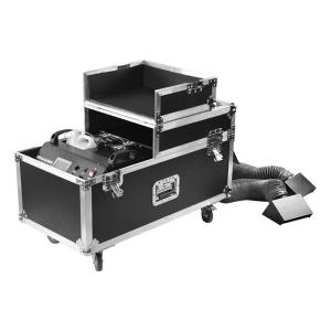 China DMX512 Stage Mist Machine Remote Control 3000w 2 Tubes Fog Machine On Stage wholesale