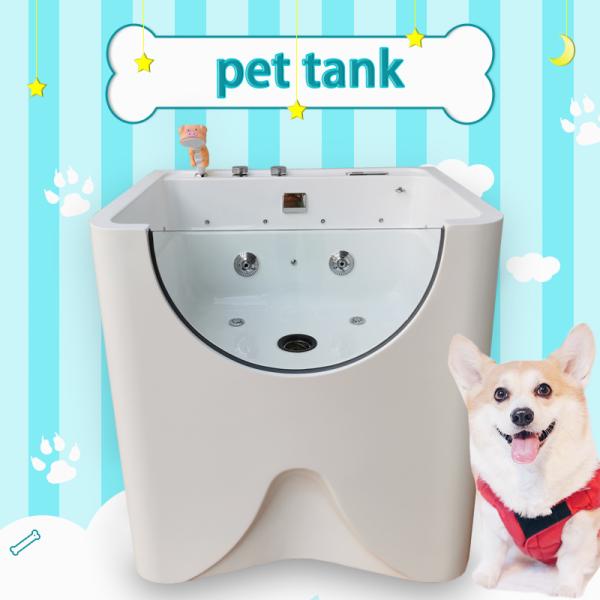 ODM Pet SPA Bathtub For Dog Grooming Acrylic Material 10 Lamp Beads