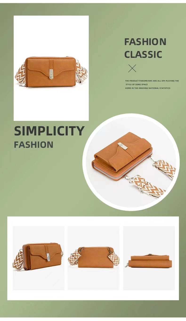 WOMEN'S BAG 2023 AUTUMN AND WINTER NEW WOMEN'S SINGLE SHOULDER CROSSBODY BAG BROADBAND MOBILE PHONE BAG LARGE CAPACITY S
