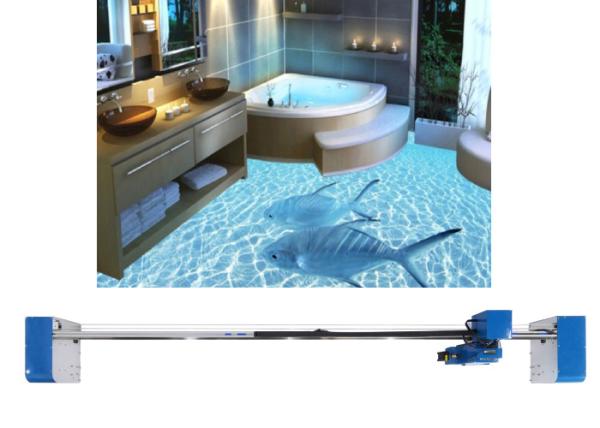 Quality Floor Ground Zkmc 3d 720dpi Multifunction Flatbed Printer for sale