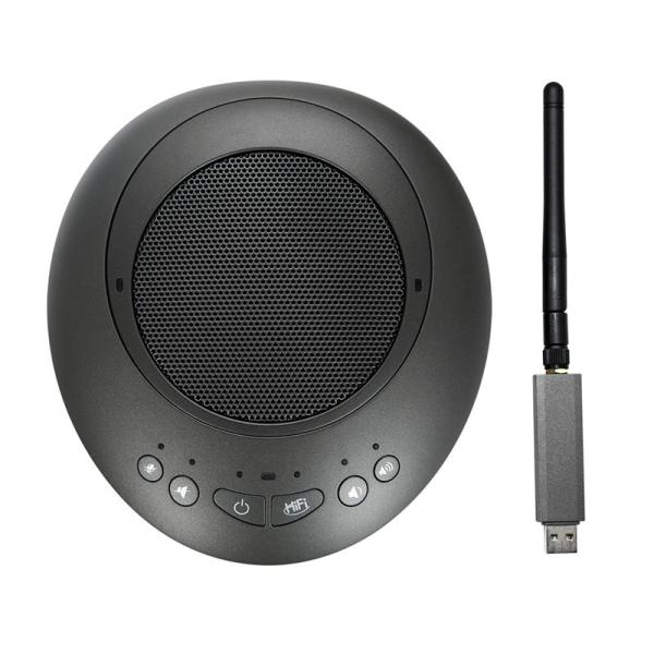 Quality Full Duplex 360° USB wireless microphone for video conferencing RF2.4G wireless video conferencing microphone and speake for sale