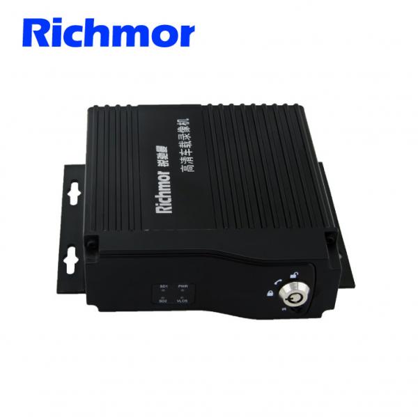 Quality 4CH SD Card Mobile DVR Vehicle MDVR with H.264 Compression Format and Recording for sale