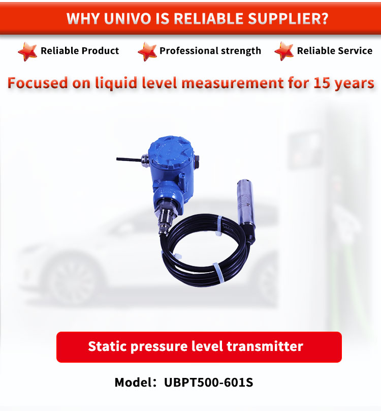 UNIVO UBPT500-601SY 3.1-6.1VDC Supply Voltage Liquid Level Transmitter for Industrial