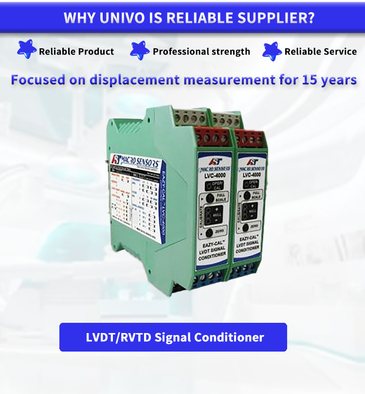 Half Bridge Sensor Differential Transmitter for UNIVO LVC4000 q Displacement Sensor
