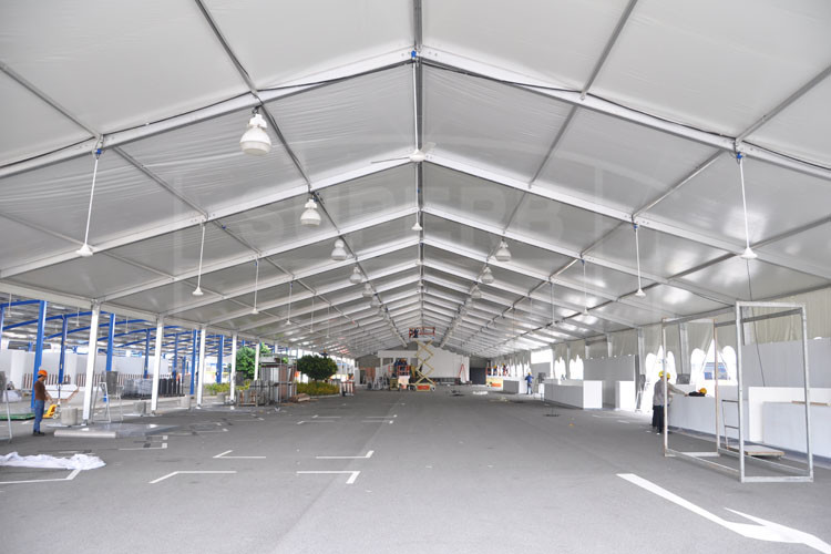 Heavy Duty Aluminum Frame Storage Warehouse Tent For Industrial Logistics