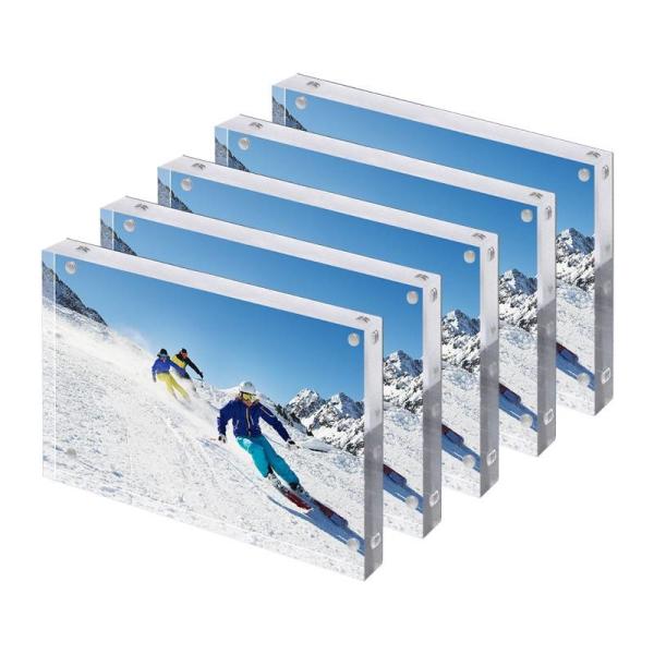Quality ODM Clear Acrylic Magnetic Picture Frames Holder A5 for sale