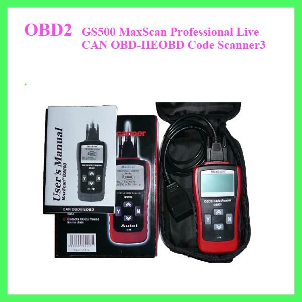 Quality GS500 MaxScan Professional Live CAN OBD-IIEOBD Code Scanner3 for sale